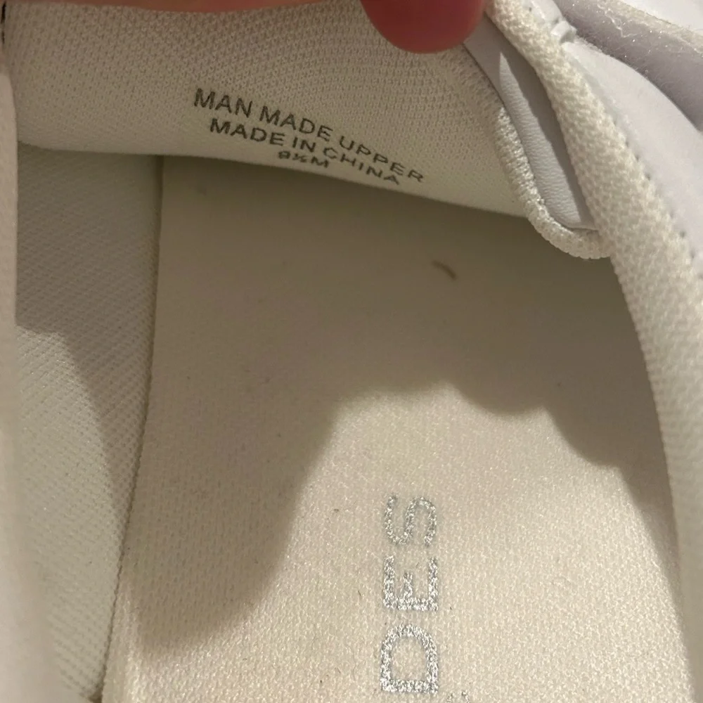 J / Slides GENNIE White Leather - Picture 8 of 10